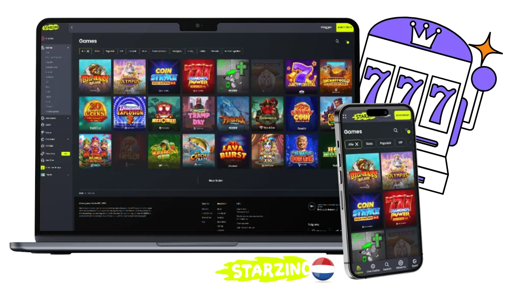 Starzino Casino biedt een breed scala aan spellen